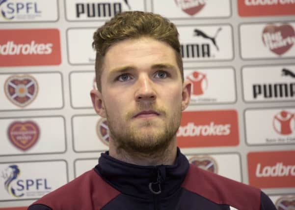 Hearts' Jack Hamilton looks ahead to his side's match against Hamilton at Tyenecastle. Picture: SNS