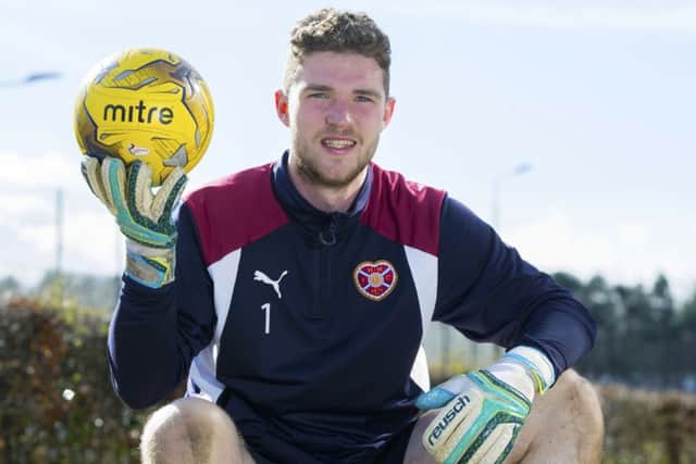 Hearts goalkeeper Jack Hamilton appreciates manager Ian Cathro backing his players to the hilt. Picture: SNS.