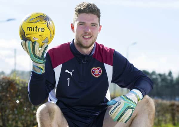 Hearts goalkeeper Jack Hamilton appreciates manager Ian Cathro backing his players to the hilt. Picture: SNS.