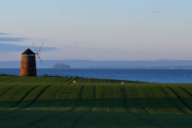 The windmill and St Monans and the fields of Coal Farm where fuel was taken from a nearby mine to power salt production. PIC www.geograph.co.uk