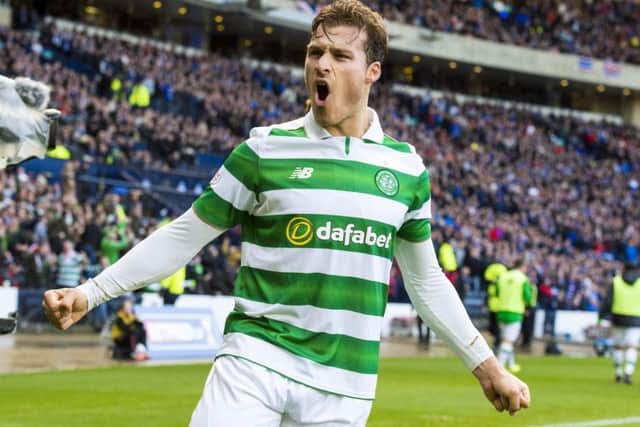 On a roar: Erik Sviatchenko reckons he will be celebrating again after todays Old Firm clash.
 Picture: Alan Harvey/SNS