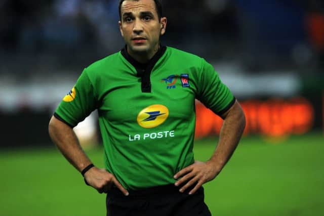French referee Mathieu Raynal will take charge of the Calcutta Cup clash at Twickenham. Picture: Gaizka Iroz/AFP/Getty Images