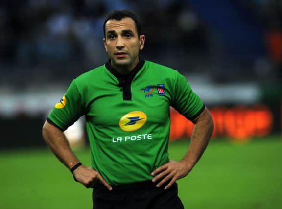 French referee Mathieu Raynal will take charge of the Calcutta Cup clash at Twickenham. Picture: Gaizka Iroz/AFP/Getty Images