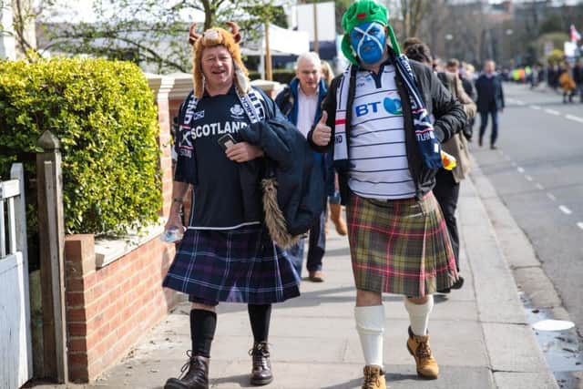 Scotland fans ready for the big game. Picture: Jack Taylor/Getty Images