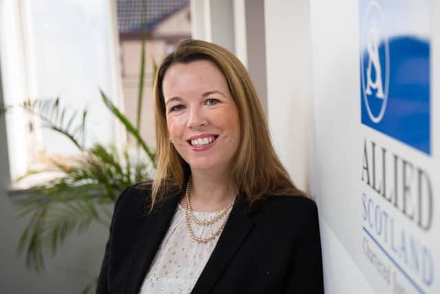 Catherine Clarke becomes the first female director at Allied Surveyors Scotland. Picture: Contributed