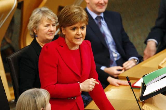 First Minister Nicola Sturgeon said the Scottish people must be given a choice.