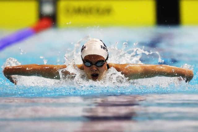 Nikki Miller set a new record in the 200m butterfly at the Edinburgh International meet.
