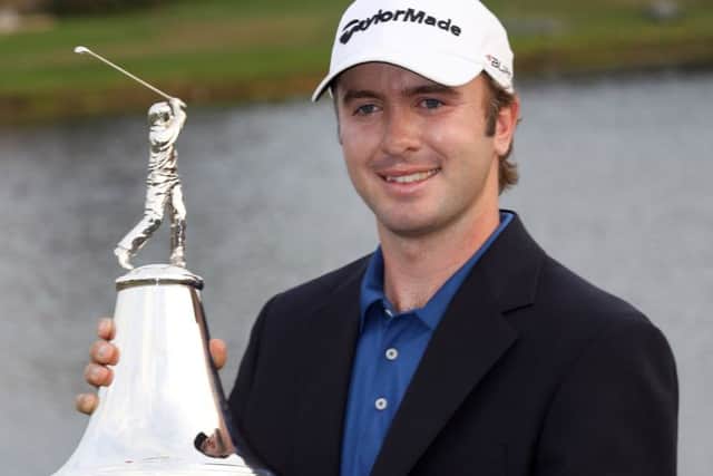 Scotland's Martin Laird with the trophy after his 2011 win in the Arnold Palmer Invitational. Picture: Sam Greenwood/Getty Images