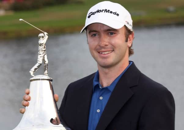 Scotland's Martin Laird with the trophy after his 2011 win in the Arnold Palmer Invitational. Picture: Sam Greenwood/Getty Images