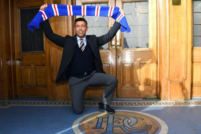 New Rangers manager Pedro Caixinha is unveiled at Ibrox. Picture: Craig Williamson/SNS