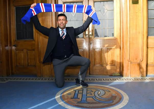 New Rangers manager Pedro Caixinha is unveiled at Ibrox. Picture: Craig Williamson/SNS