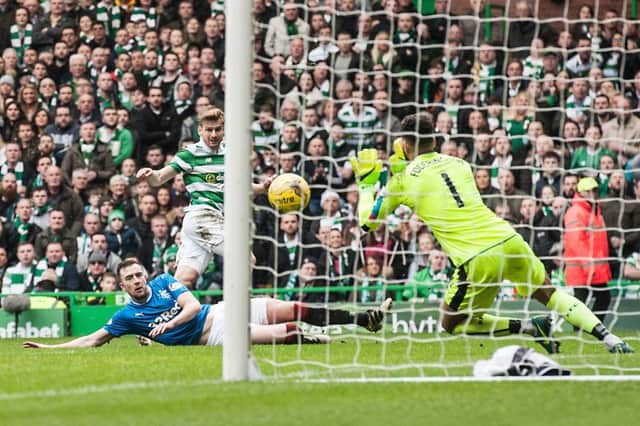Celtic midfielder Stuart Armstrong was always a threat against Rangers in the 1-1 draw at Celtic Park.