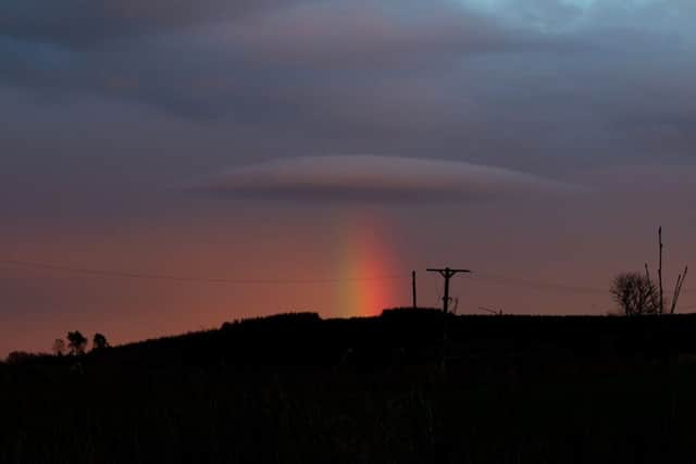 Altocumulus Lenticularis clouds in the skies over Aberdeenshire. Picture: Trish Macfarlane