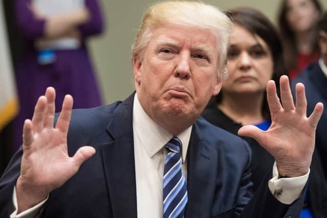 US president Donald Trump. Picture: Nicholas Kamm/Getty Images