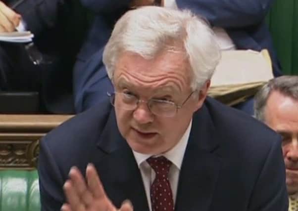 Brexit Secretary David Davis  mocked accusations that the upcoming general election was solely about capitalising on poor Labour polling. Picture: PA Wire
