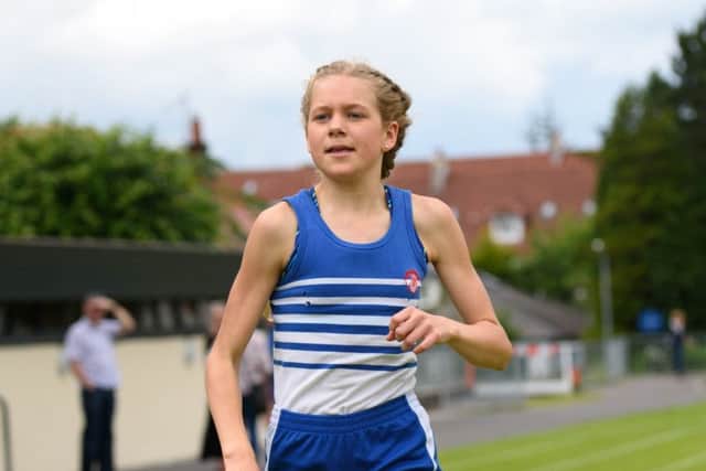 Lily Evans Haggerty, 13, has bloomed in Under-15 events.