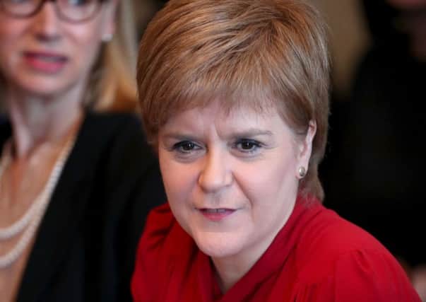 First Minister Nicola Sturgeon during a Scottish Government cabinet meeting in Bute House, Edinburgh. Picture: Jane Barlow/PA Wire