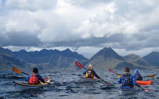 Kayaking on Skye. Picture: VisitScotland