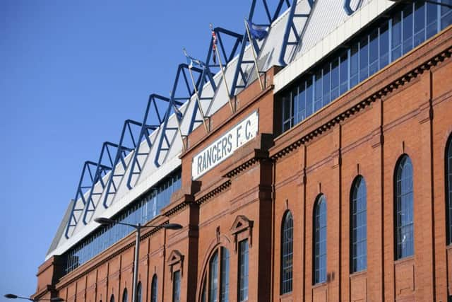 Ibrox stadium. Picture: John Devlin