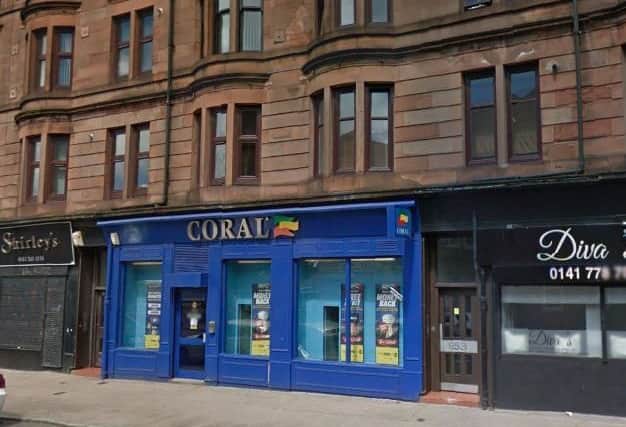 The bet was placed in the Tollcross shop. Picture; Google Maps