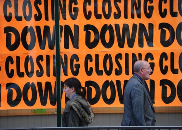 High street retail is in decline and under relentless attack from internet sales, rates and rents. Picture: Robert Perry