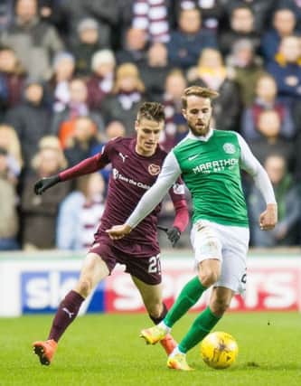 The Scottish Cup Edinburgh derby clashed with European football. Picture: Ian Georgeson.