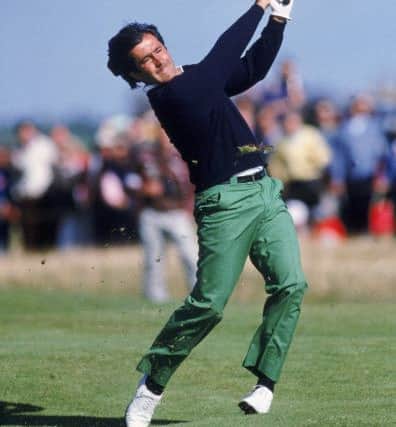 Seve Ballesteros launches into a shot at Royal Lytham & St Annes in 1988, when he won The Open. Picture: Dave Cannon /Allsport