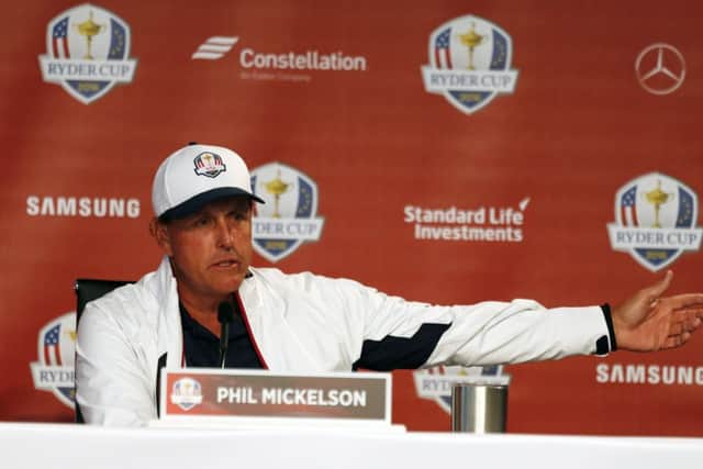 Phil Mickelson was named in opening remarks in a case in Manhattan against a Las Vegas gambler. Picture: Brian Spurlock
