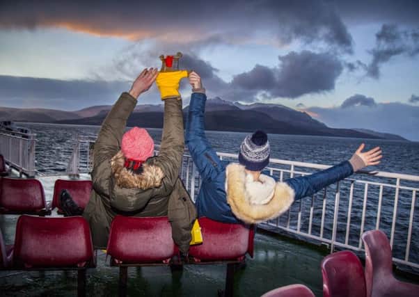 The Two Eejits in the award-winning CalMac campaign. Picture: Contributed