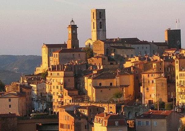 Grasse is 25 miles from Nice, where a deadly terror attack took place last year