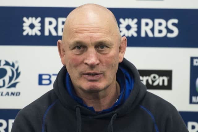 Vern Cotter will take charge of Scotland for the final time against Italy. Picture: Gary Hutchison/SNS