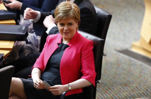 Nicola Sturgeon in the Scottish Parliament. Picture: AFP/Getty Images