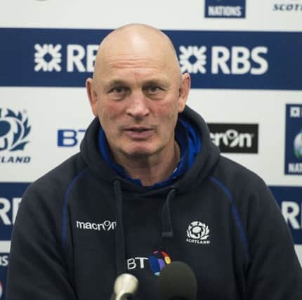 Departing Scotland head coach Vern Cotter will lead the Barbarians against England. Picture: Gary Hutchison/SNS