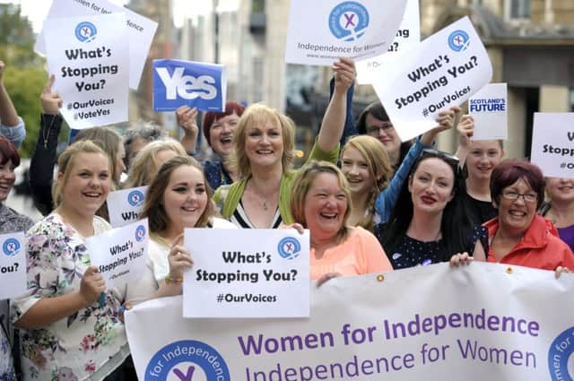 Women for Independance launch a weekend of campaigning ahead of the 2014 referendum.