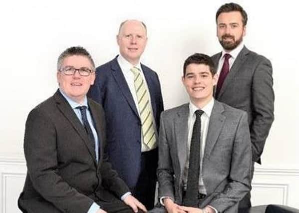 Dane Thomson, Andrew Morison, Cameron Houston and David Gray