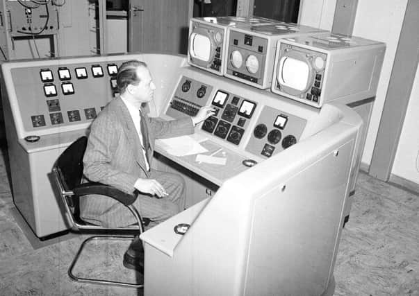 The broadcast on March 14 1952 was made following the switch-on of the Kirk O' Shotts transmitter (pictured). PIC: TSPL.
