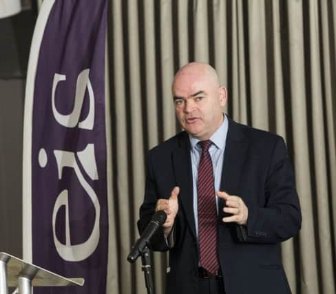 EIS general secretary Larry Flanagan (Pic  Alan Richardson)
