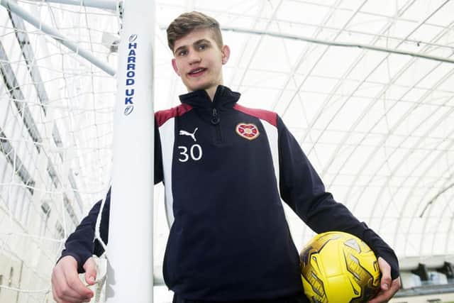 Rory Currie hopes to have a bright future at Hearts. Picture: SNS.