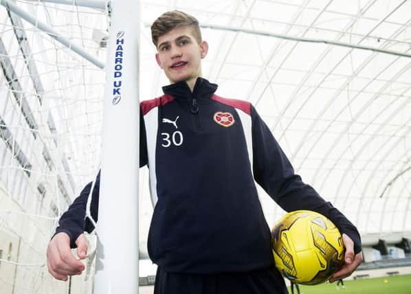 Rory Currie  hopes to have a bright future at Hearts. Picture: SNS.