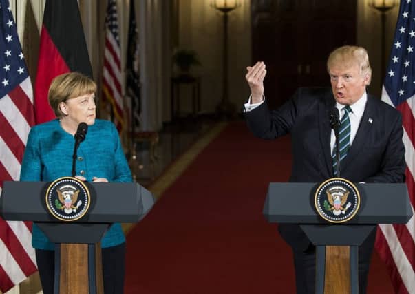 Donald Trump is standing by his claims his phones were tapped by Barack Obama (Photo by Samuel Corum/Anadolu Agency/Getty Images)