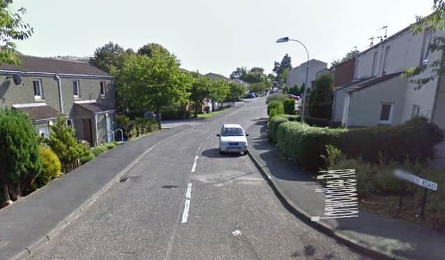 The man was set upon at an address in Torwoodlee Road