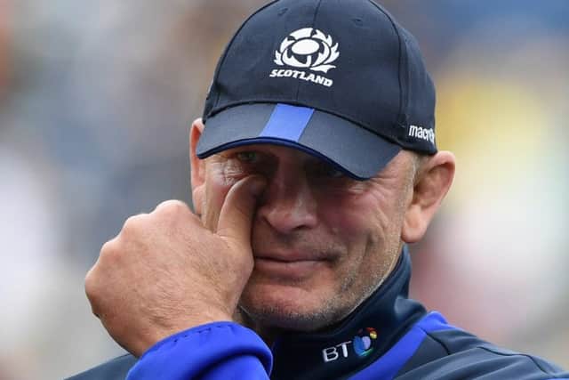 Scotland coach Vern Cotter reacts after the RBS Six Nations match between Scotland and Italy at Murrayfield . Picture: Stu Forster/Getty Images)