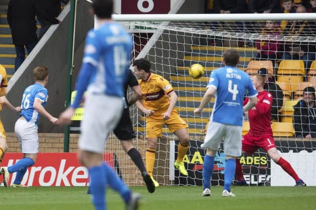 Liam Craig nets in St Johnstone's win at Motherwell. Picture: SNS/Craig Foy