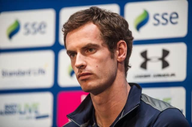 Andy Murray has had to withdraw from the Miami Open through injury. Picture: John Devlin