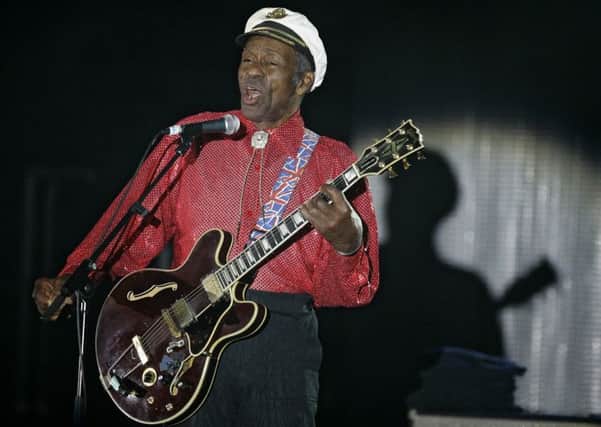 Chuck Berry performs during the "Rose Ball" in Monaco in 2009. Picture: AP
