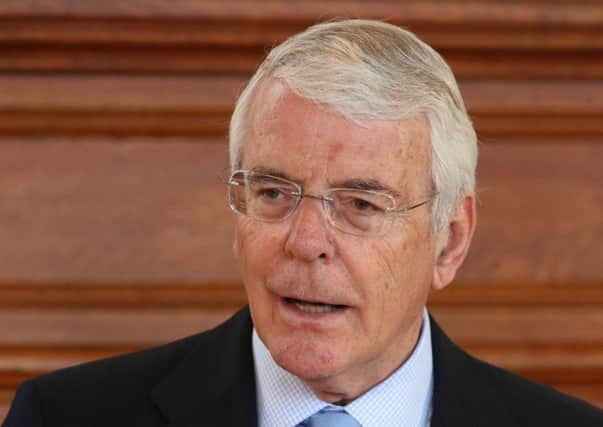 Sir John Major dismissed idea UK could thrive in WTO. Picture: PA