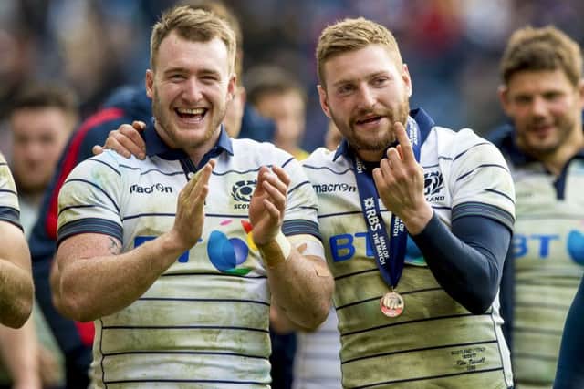 Stuart Hogg and Finn Russell are in the running for this season's award