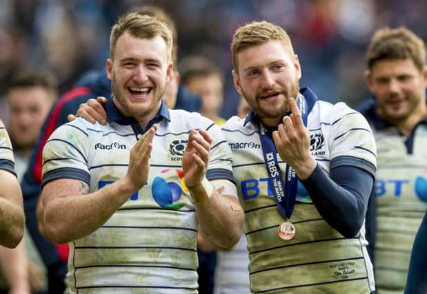 Stuart Hogg and Finn Russell are in the running for this season's award