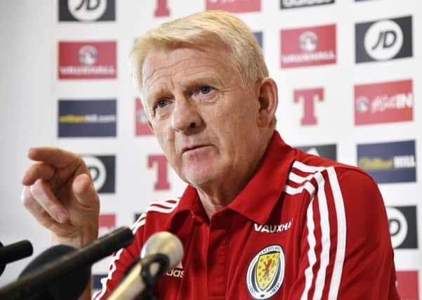Scotland manager Gordon Strachan admits his options for Sunday's must-win Slovenia clash are hampered by a lack of games for his strikers. Picture: Rob Casey/SNS