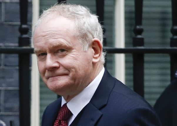 Martin McGuinness has died aged 86. Picture: AP Photo/Alastair Grant